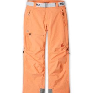 Stio Environ Ski Snowboard Pant Womens Small Orange Cantaloupe. Mint condition.